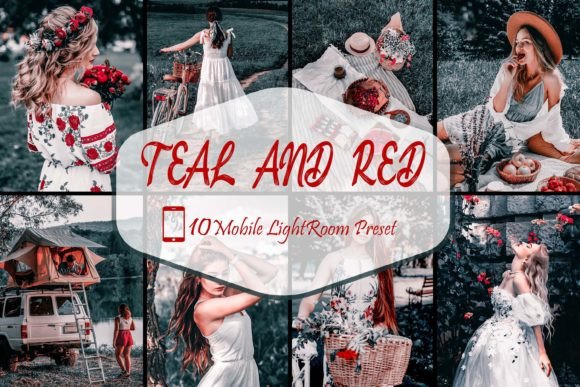 Download 10 Lightroom Mobile Presets,Teal and Red - Presets Collection