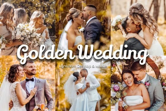 Download 12 Golden Wedding Lightroom Presets - Presets Collection