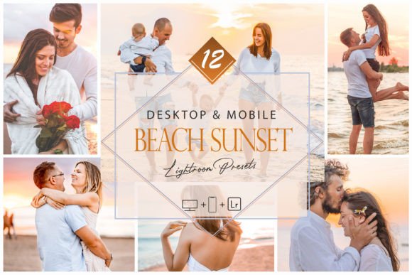 Download 12 Beach Sunset Lightroom Presets - Presets Collection