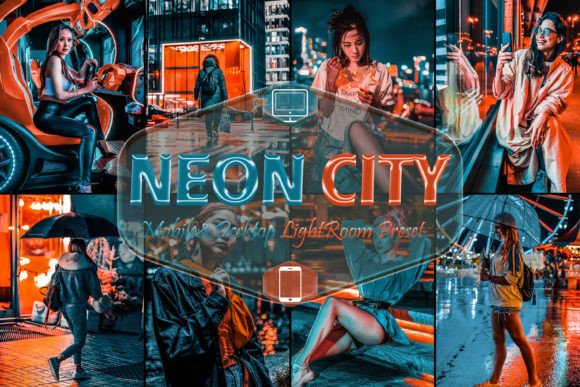 Download 12 Neon City Lightroom Presets, Urban - Presets Collection